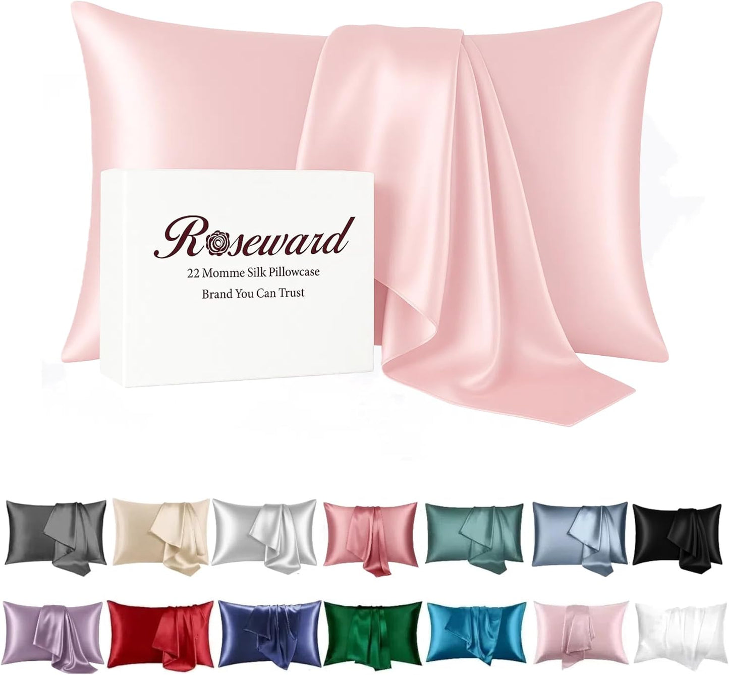 Pink Mulberry Silk Pillowcase for Women - Luxury Self-Care Item