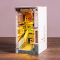 Rolife DIY Book Nook Kit Sakura Densya - Detailed Miniature Bookend