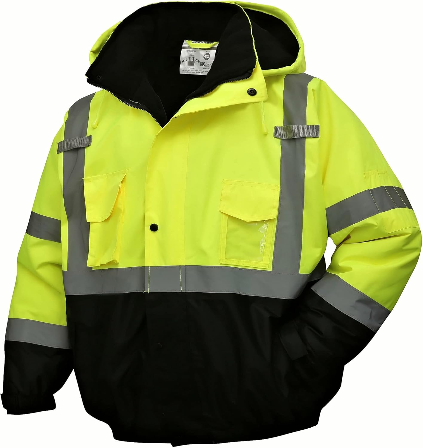 SKSAFETY High Visibility Reflective Jackets for Men