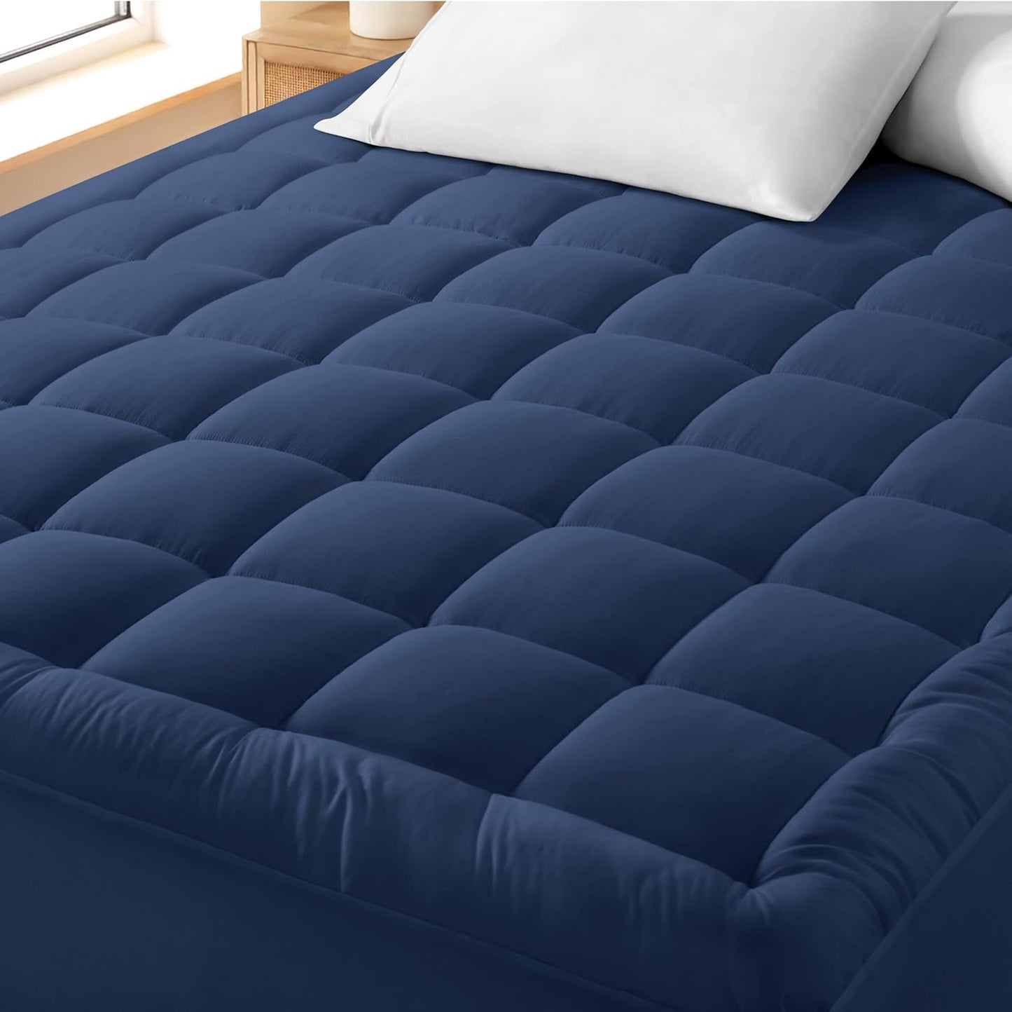 Bare Home Twin XL Mattress Topper - Plush Cooling Comfort