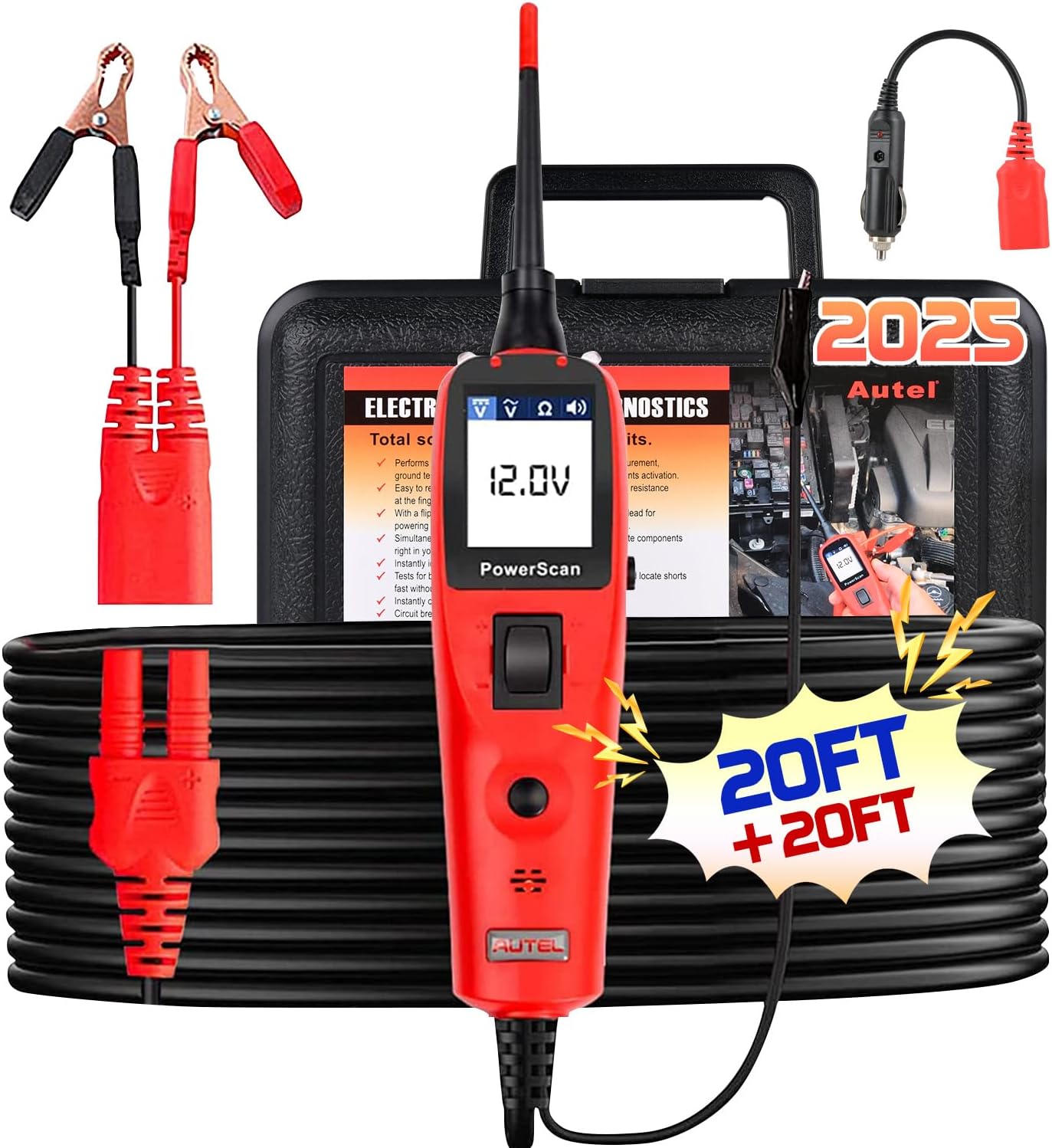 Autel PowerScan Automotive Circuit Tester for 99% Cars