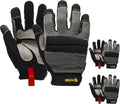 KAYGO Work Gloves For Men KG125M Mechanic Utility Gloves - Heavy Duty