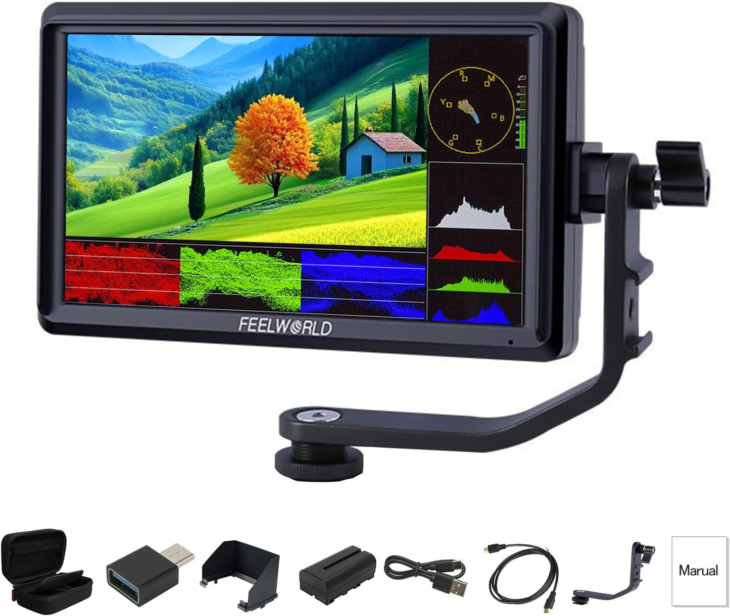 FEELWORLD S55 V3 6-Inch Camera Monitor with 4K HDMI Support