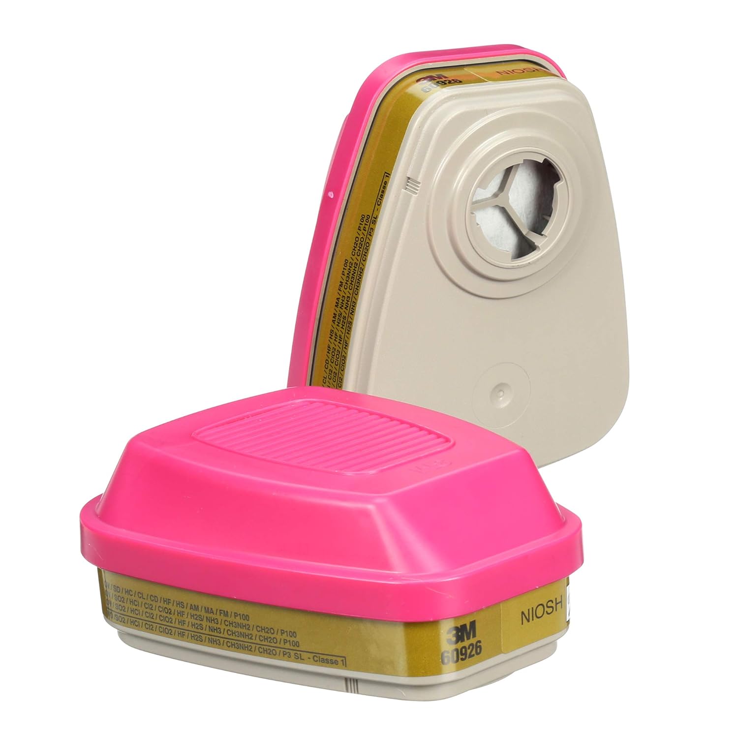3M P100 Respirator Cartridge/Filter 60926 for Organic Vapors