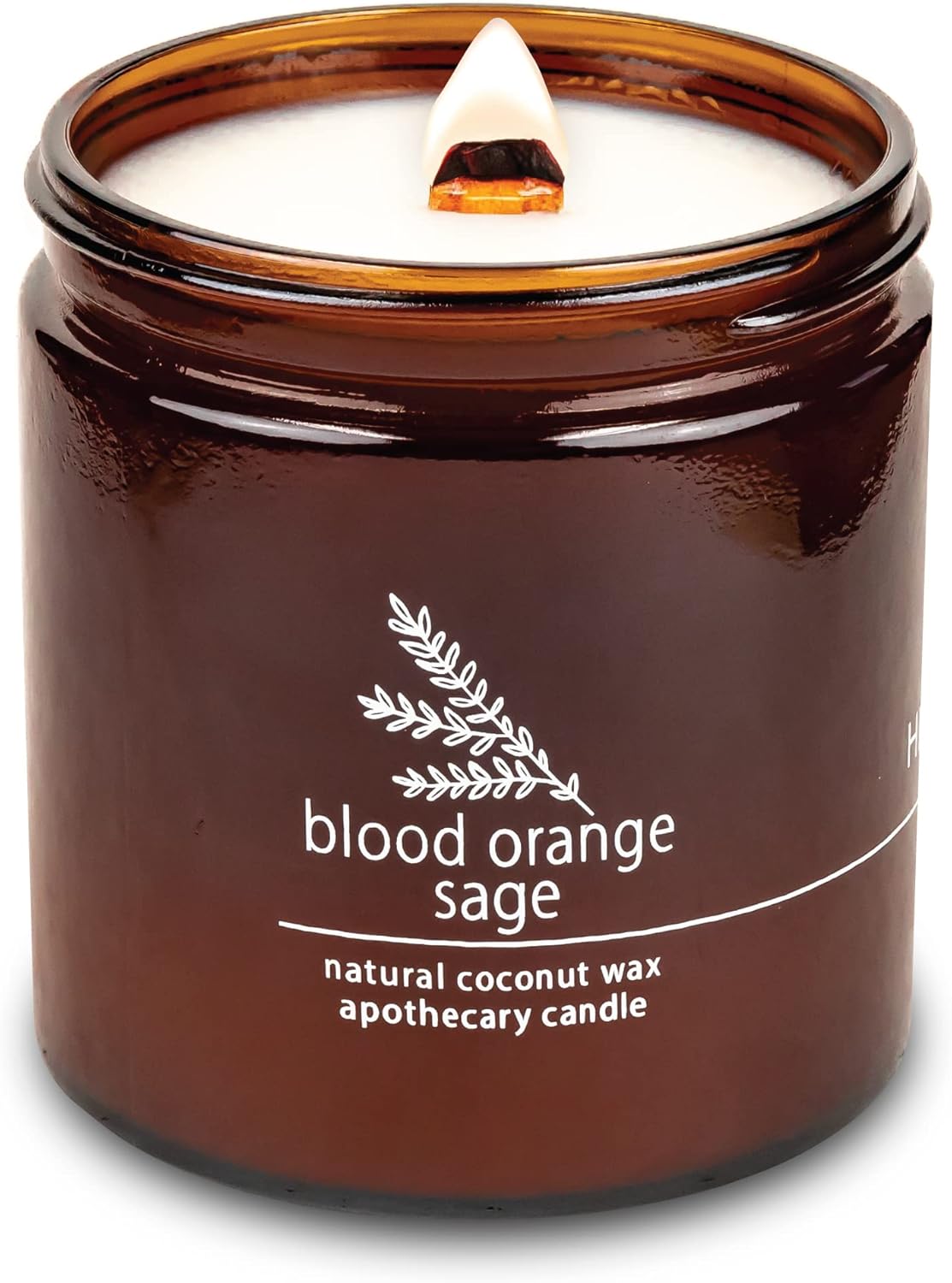 Hemlock Park Crackling Wood Wick Candle - Blood Orange Sage 16 oz