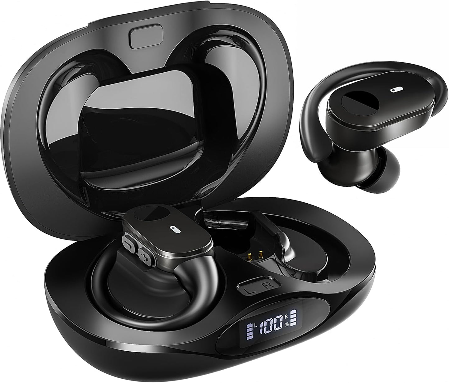 80hr Playtime Fidiso Wireless Earbuds for Sports