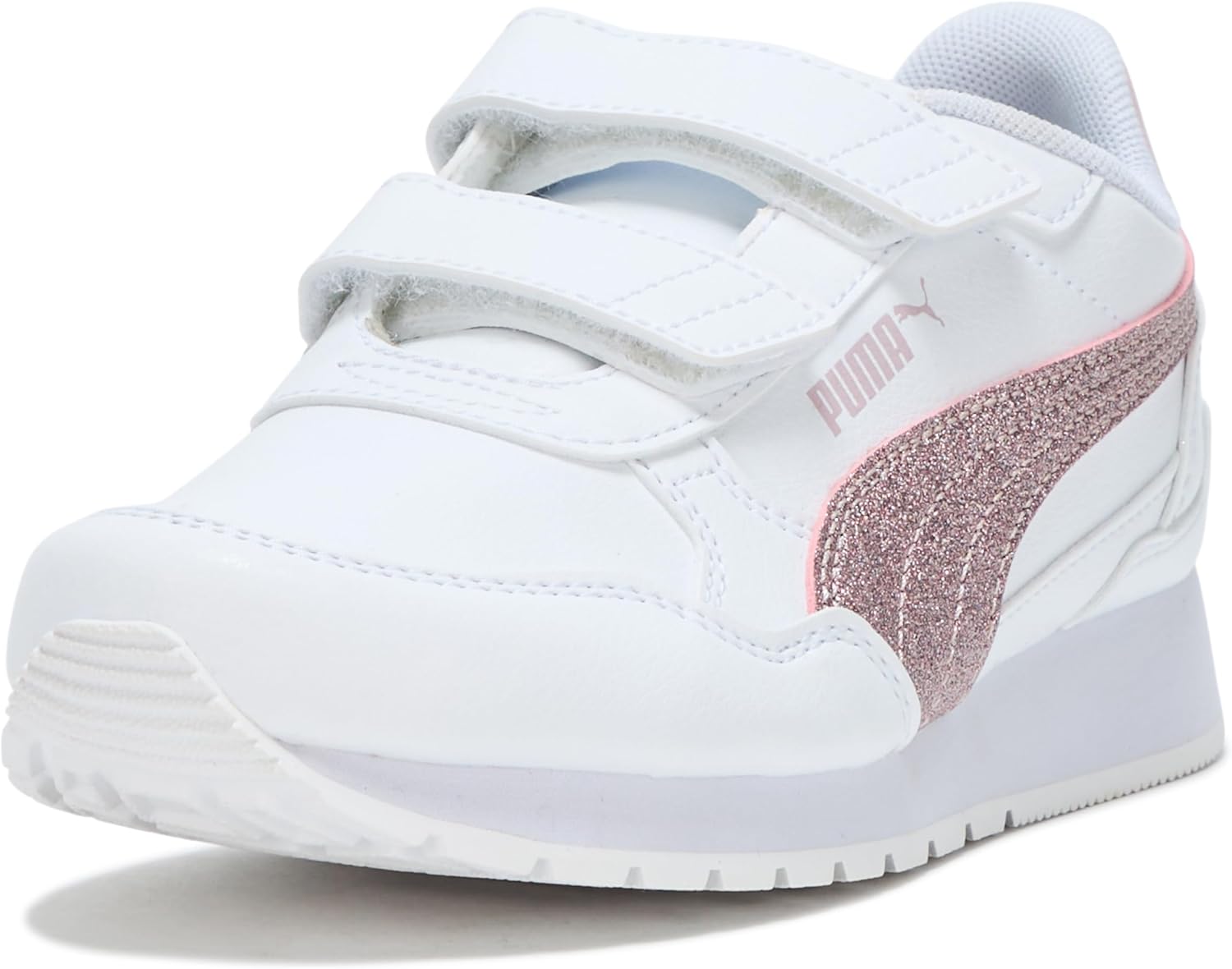 PUMA Kids' St Runner Hook and Loop Sneakers for Active Play
