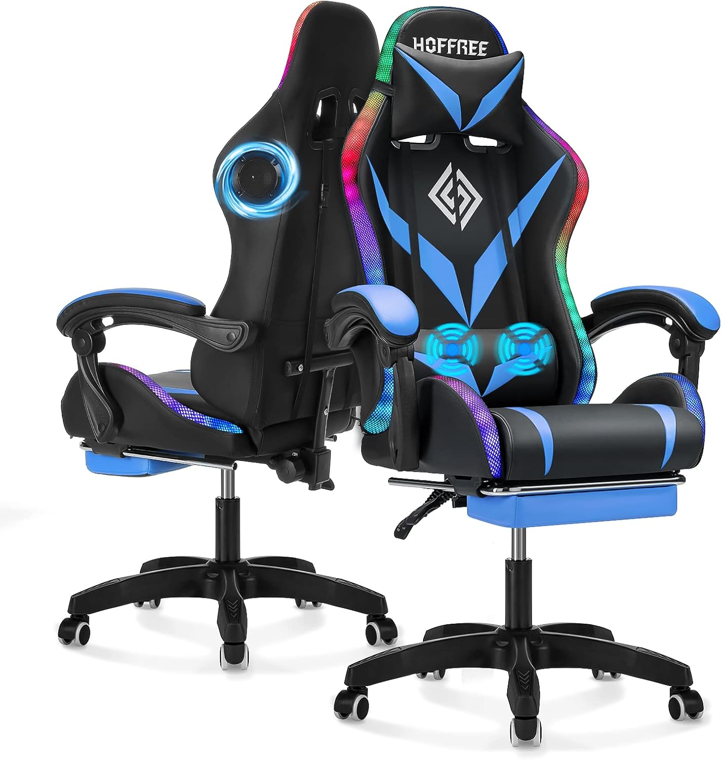 VANSPACE Gaming Chair with Bluetooth & RGB - Ultimate Comfort
