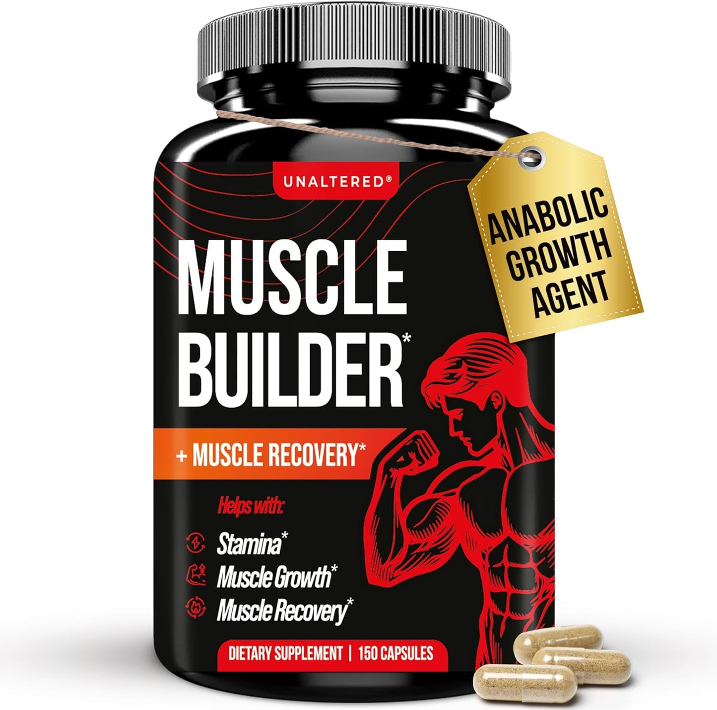 UNALTERED Anabolic Muscle Builder for Men - Growth and Strength