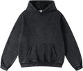 Mens Womens Acid Wash Hoodie Unisex Oversized Vintage Heavyweight