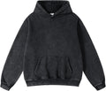 Mens Oversized Acid Wash Hoodie - Heavyweight Vintage Streetwear Dnzzs