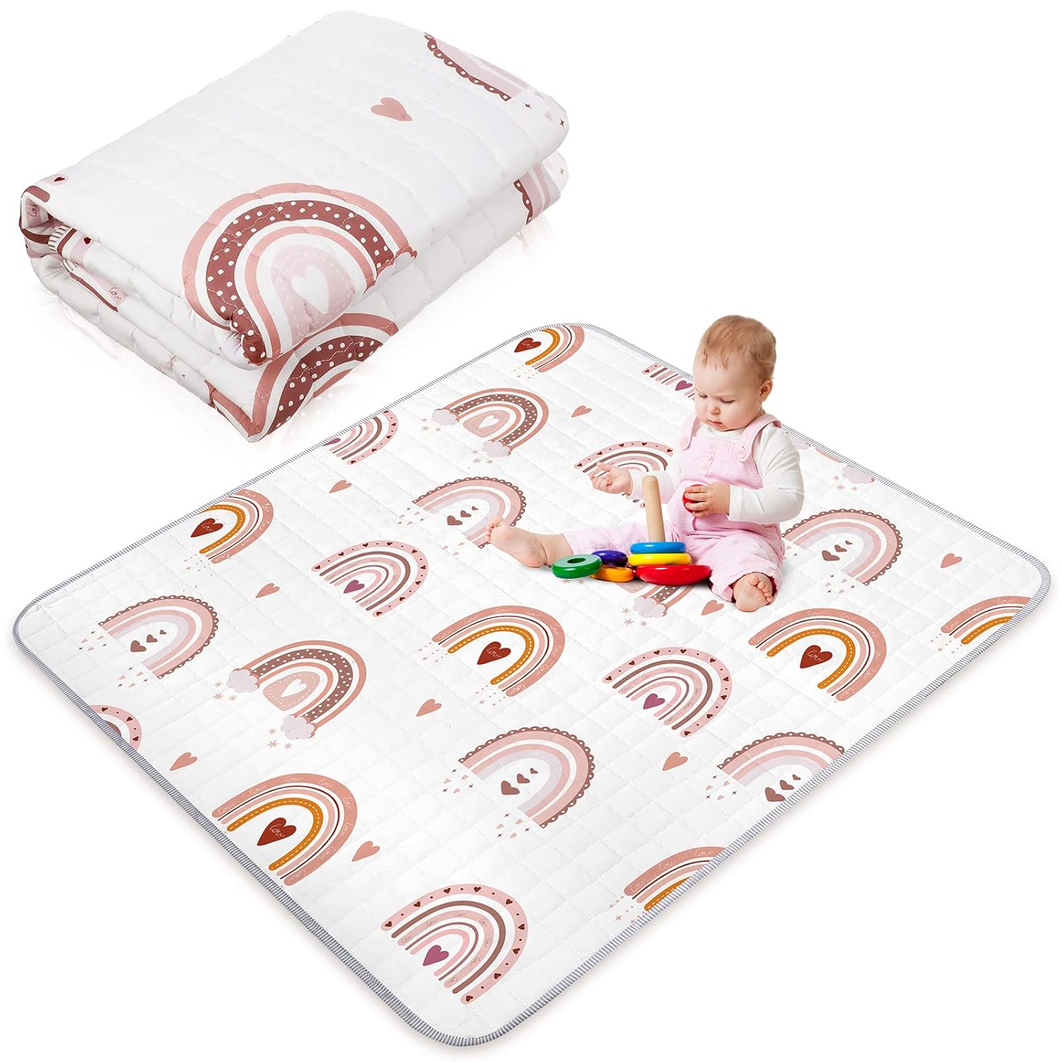 Portable Washable Baby Play Mat by Funtery