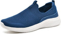Women's Knit Slip On Walking Tennis Shoes - Lightweight Comfort