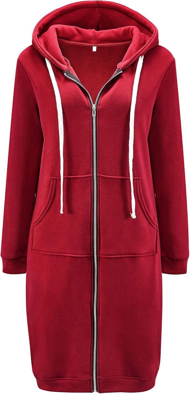DUOYANGJIASHA Womens Hoodies Zip Up Sweatshirts for Fall Style