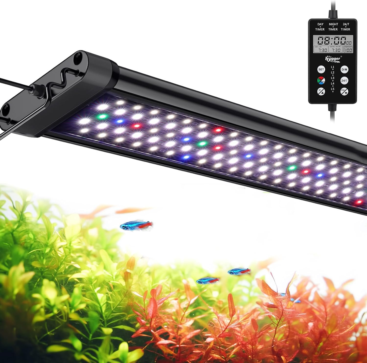 Custom LED Aquarium Light for 36-42 in Freshwater Tanks