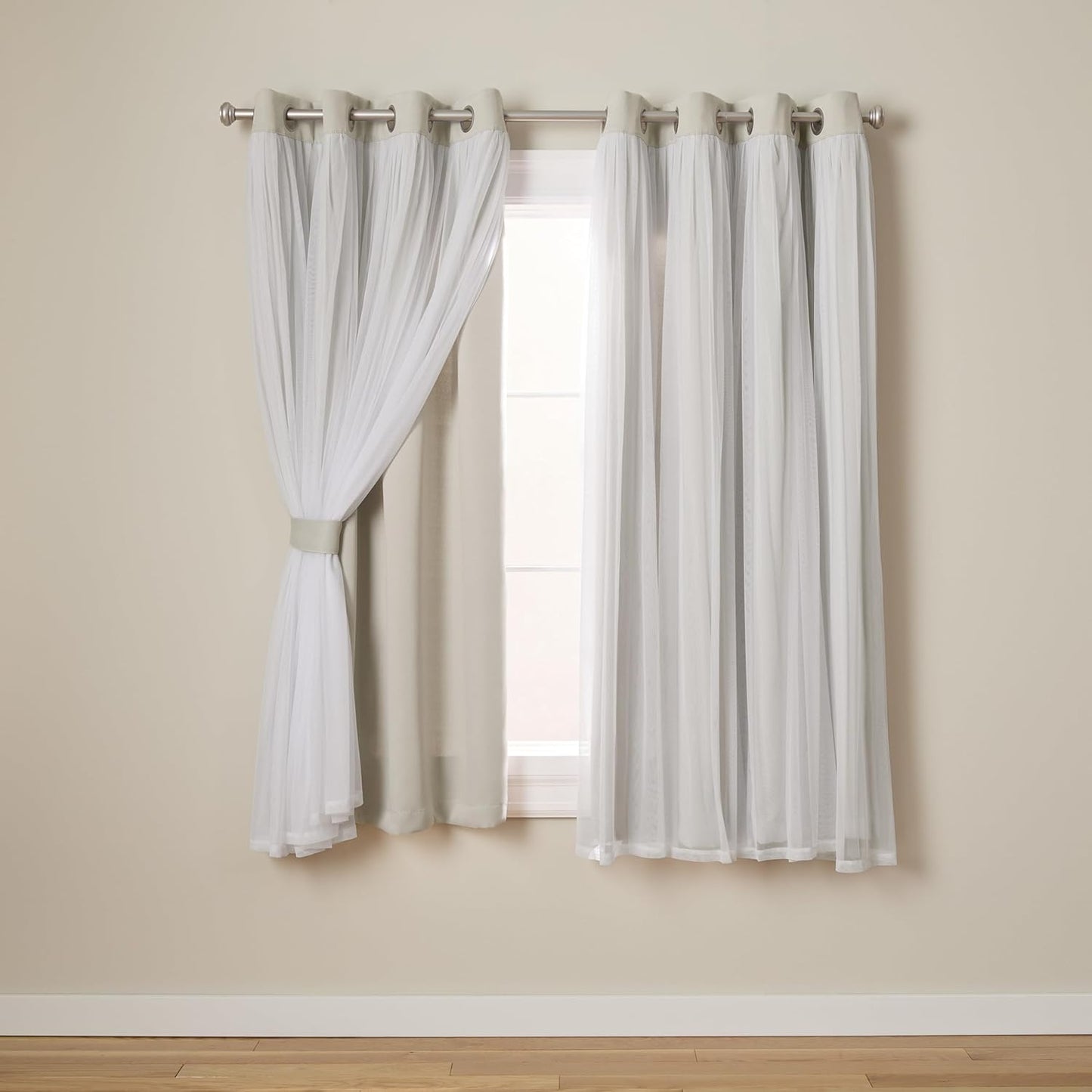 Talia Double Layer Indoor Curtains for Energy Efficient Living