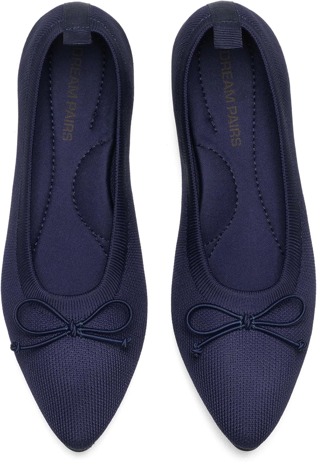 DREAM PAIRS Women's Ballet Knit Flats for Comfort and Style