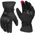 Tactical Winter Motorcycle Gloves for Men - Warm, Protective Fit