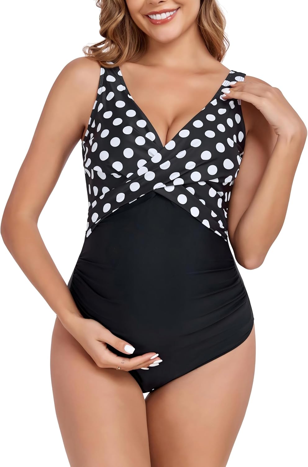 Maternity One Piece Swimwear for Comfort and Style at the Beach
