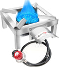 Gas One Stainless Steel Single Propane Burner for Outdoor Cooking