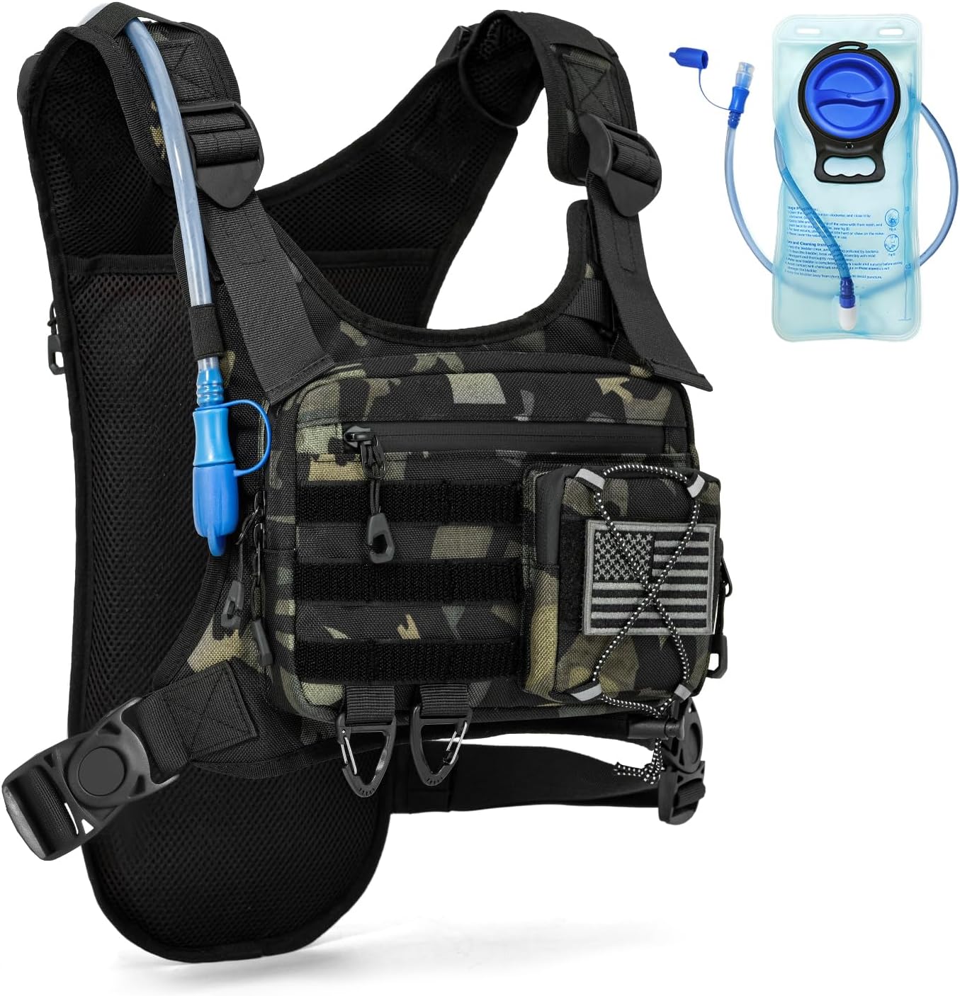 Hydration Vest with 2L Water Bladder for Active Adventures