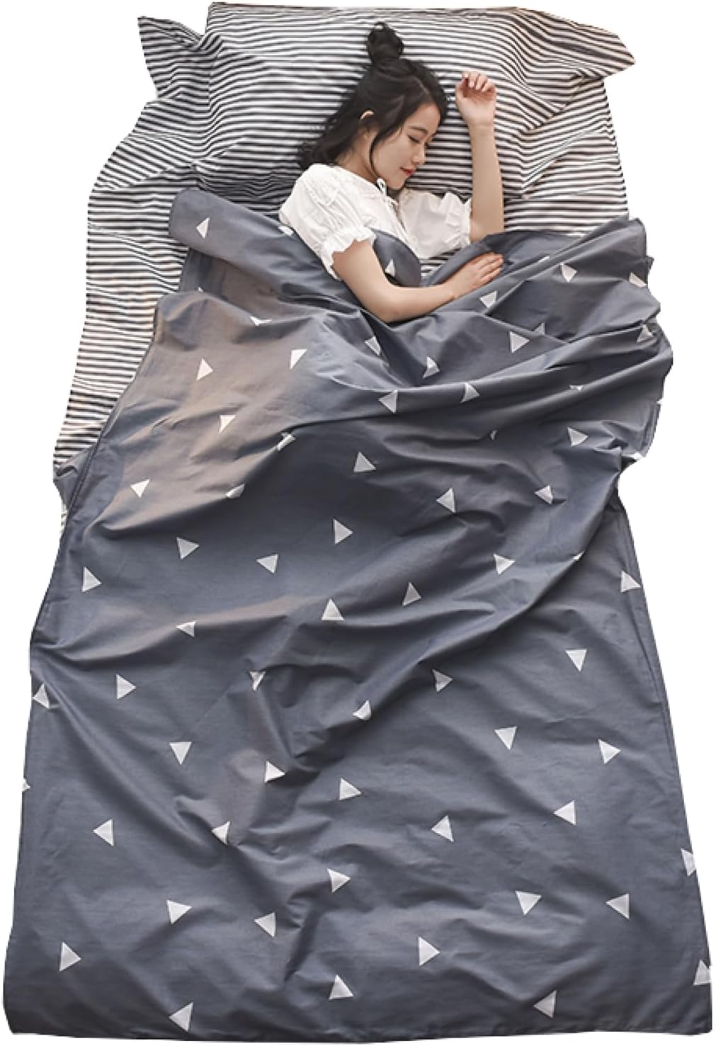 TRIWONDER Cotton Sleeping Bag Liner for Travel and Camping
