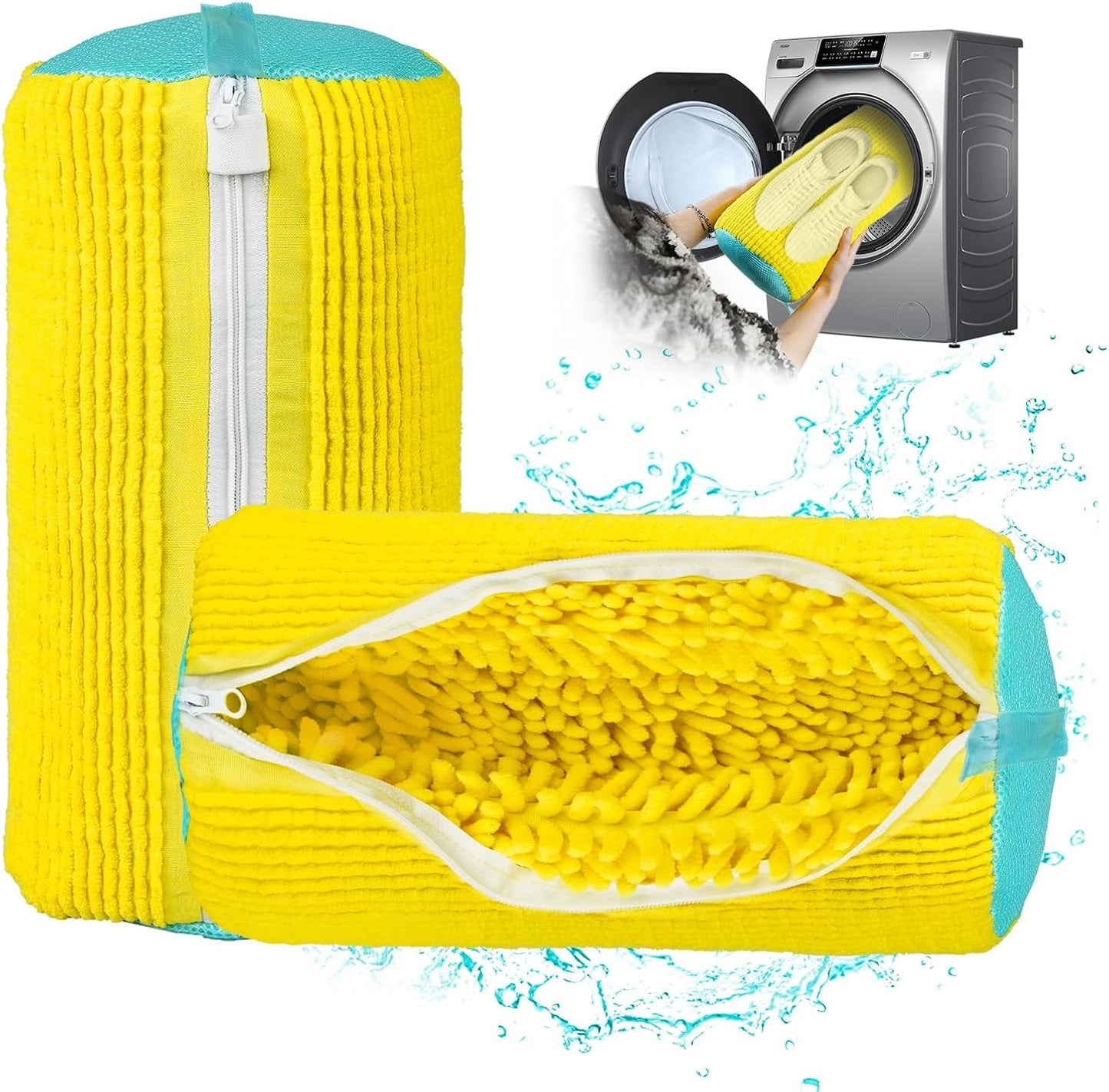 Durable Shoe Washing Bags x2 - Ideal for Sneaker Care 