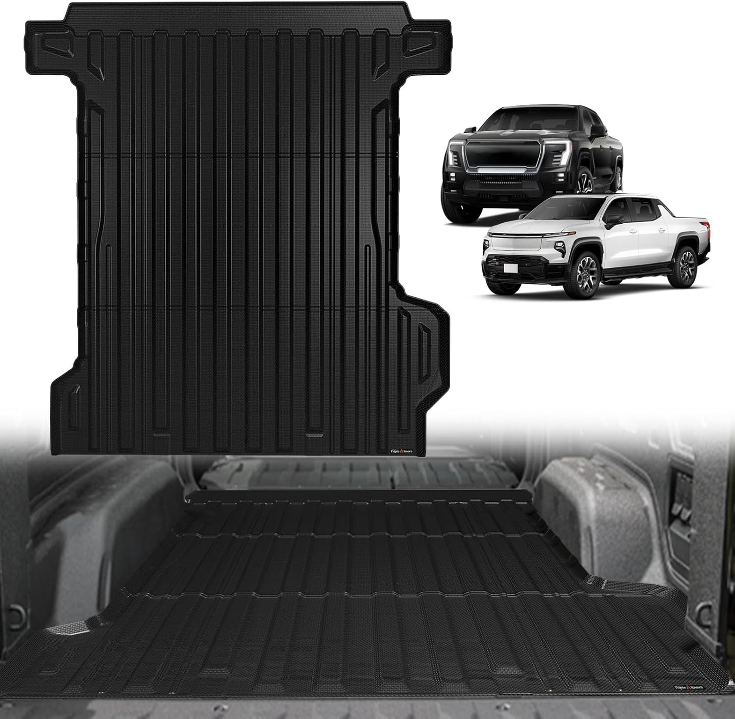 TripleAliners Truck Bed Mat for 2024-2026 Silverado EV RST