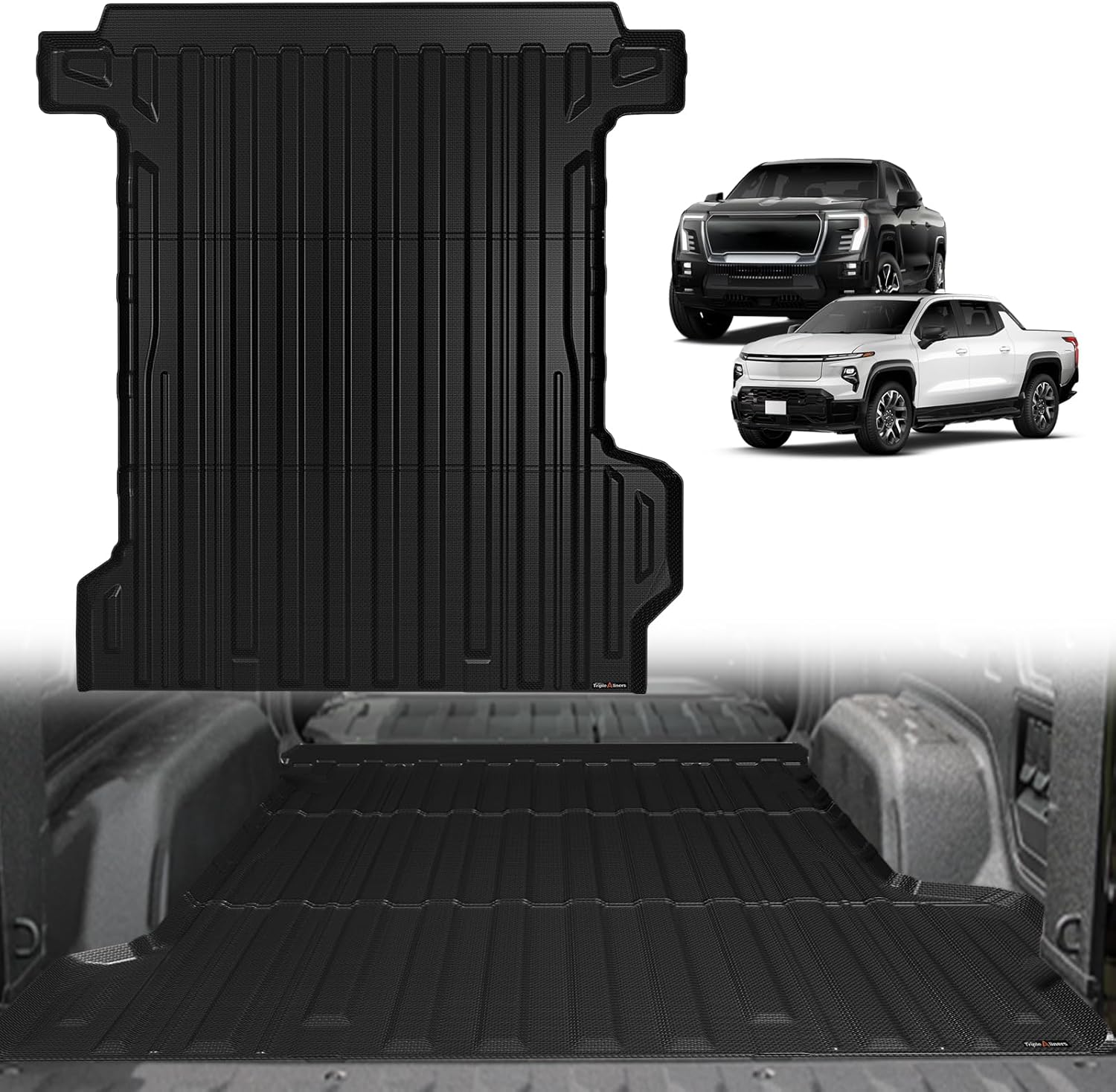 TripleAliners Truck Bed Mat for 2024-2026 Silverado EV RST