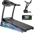 THERUN Incline Treadmill for Running and Walking with 300 lbs