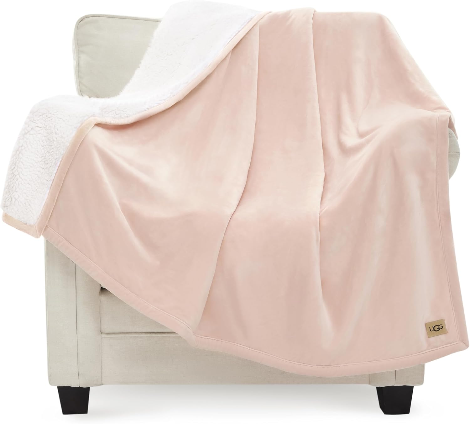UGG Bliss Throw Blanket Plush Soft Fleece for Cozy Comfort