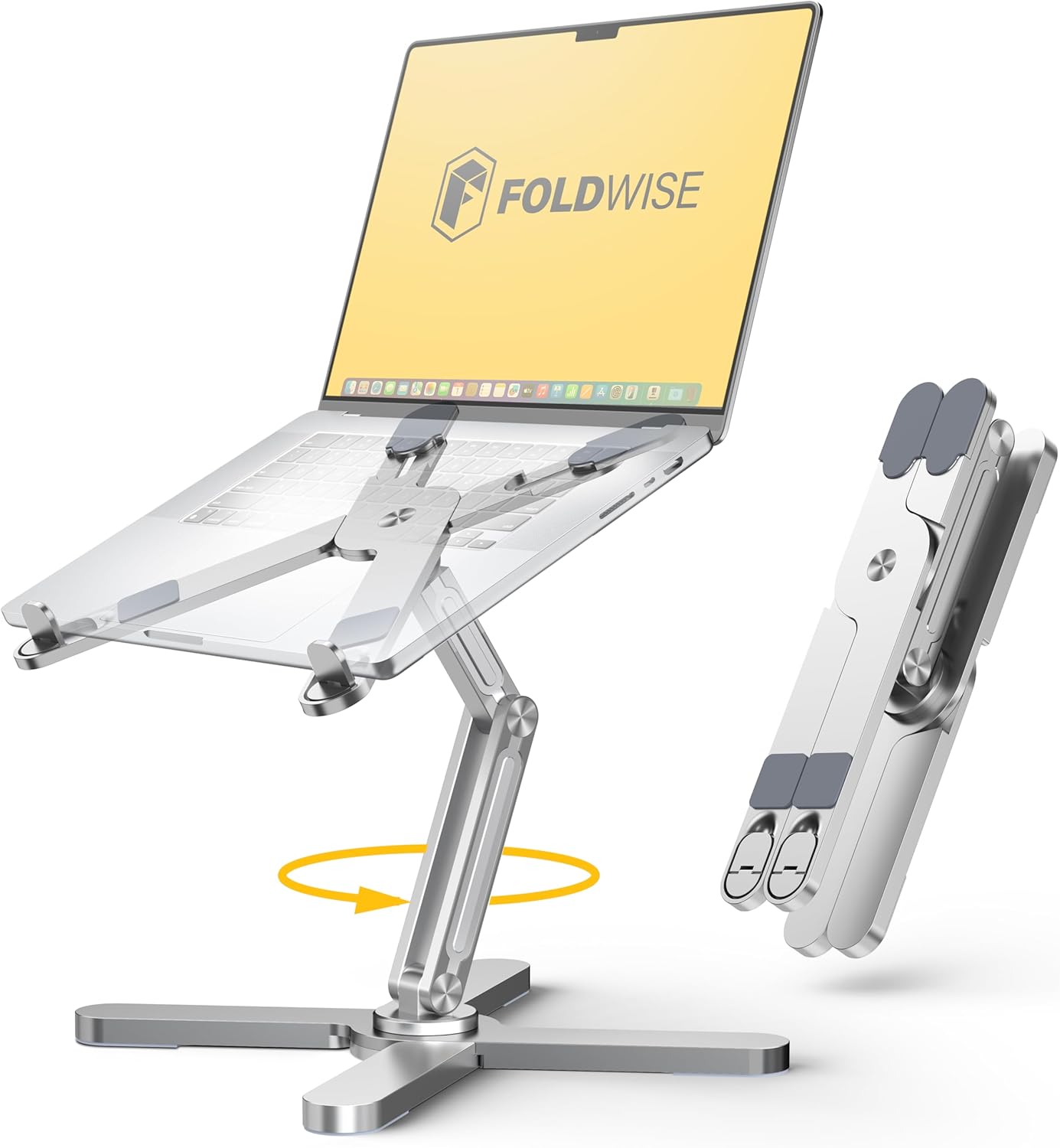 FoldWise X Premium Laptop Stand - Adjustable & Portable Design