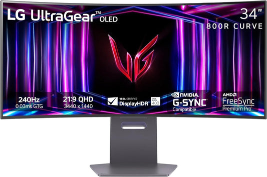 LG 34GS95QE 34-inch Ultragear OLED Curved Gaming Monitor Review