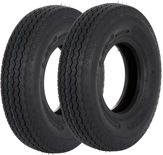Set of 2 Hykolity Highway Boat Utility Trailer Tires 4.80-8