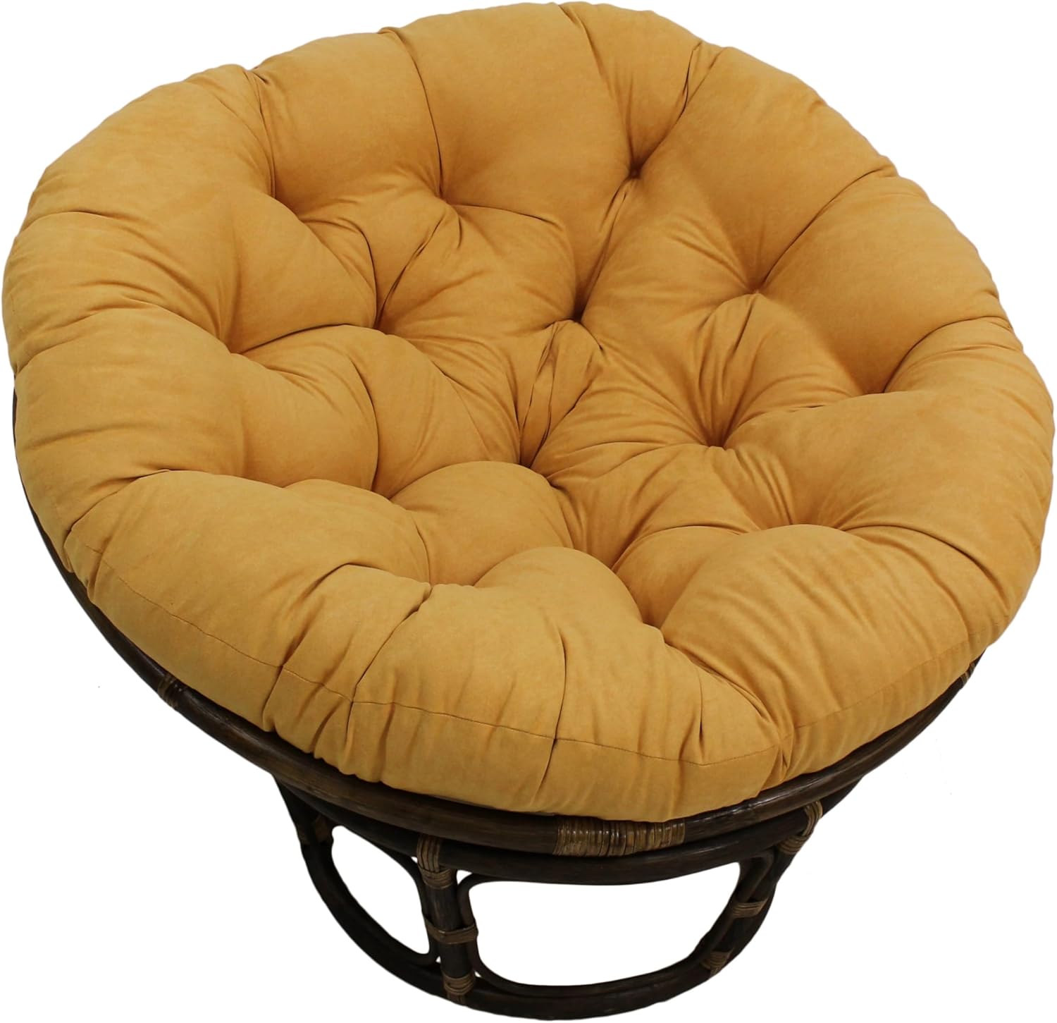 Blazing Needles Solid Microsuede Papasan Chair Cushion Review