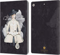 Outlander La Dame Blanche Portraits Leather Wallet Case for iPad 10.2