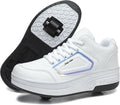 Wooowyet Roller Skate Shoes for Kids - Detachable Wheel Sneakers