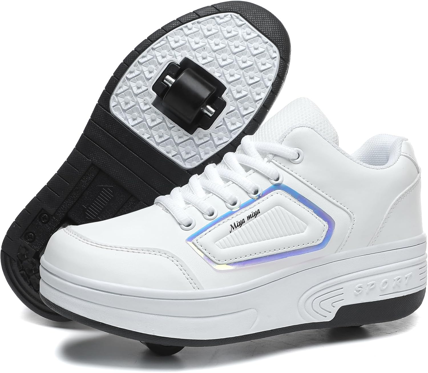 Wooowyet Roller Skate Shoes for Kids with Rechargeable Wheels