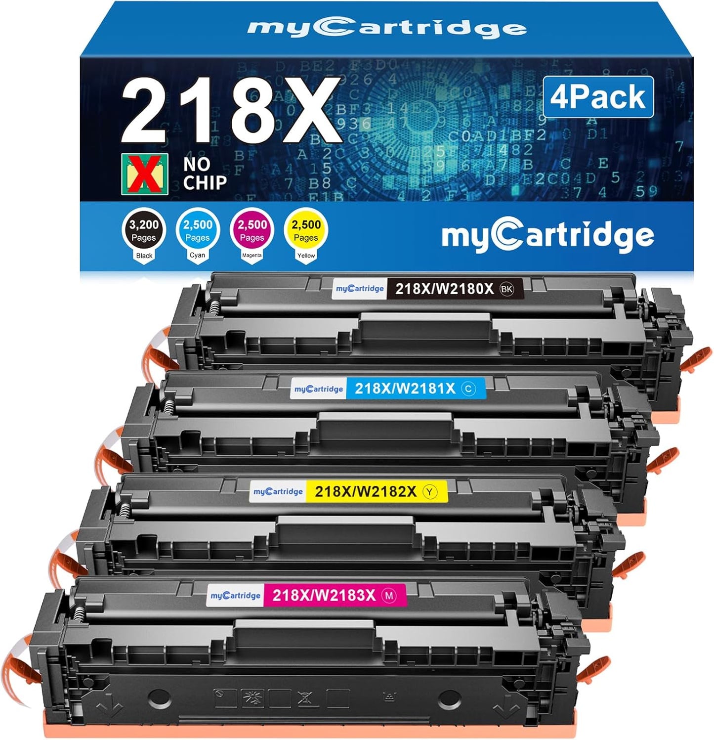 High Yield Compatible Toner 4-Pack for HP Color Laserjet Pro - myCartridge