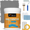 Acrylic Wood Paint for Furniture - Semi-Gloss Dark Grey, 32OZ - Easy