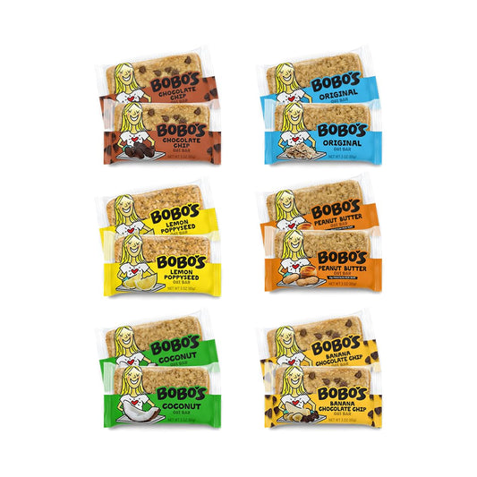 Bobo's Oat Bar Sampler Pack - Vegan and Non-GMO Snack Variety