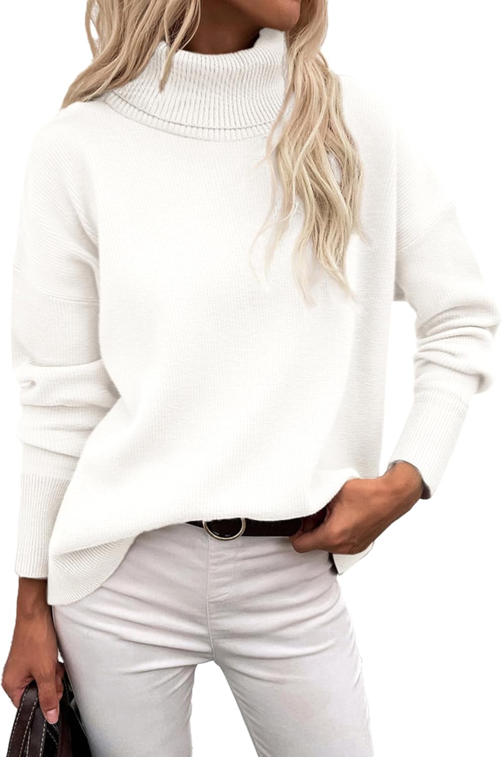 Zeagoo Women's Turtleneck Sweater for Trendy Fall Fashion