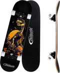 Nattork 31 Inch Complete Skateboard - Stable Beginner Cruiser