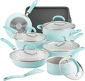 Rachael Ray Create Delicious 13-Piece Nonstick Cookware Set - Light