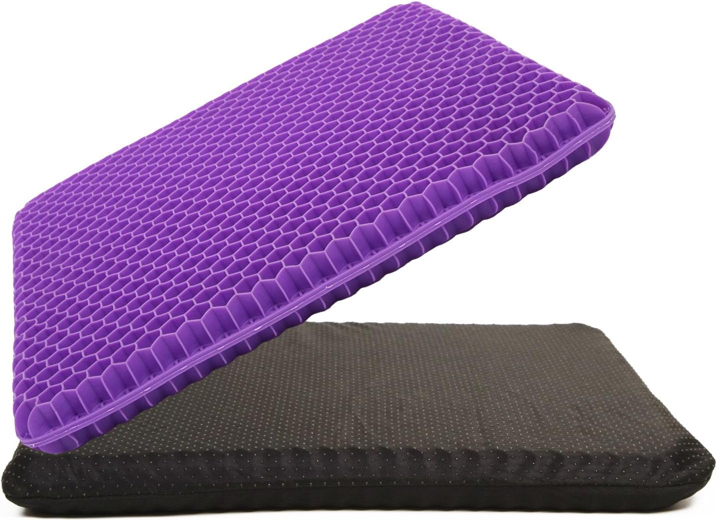 Purple Gel Seat Cushion for Tailbone Pain Relief and Comfort