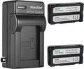 Kastar 2-Pack Battery and AC Wall Charger Replacement for Hitachii