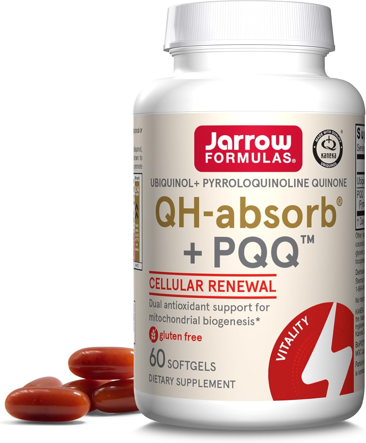 QH-Absorb + PQQ Dietary Supplement for Cellular Energy Boost