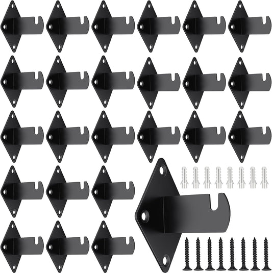 24 Pcs Gridwall Mount Brackets for Retail Display Organization