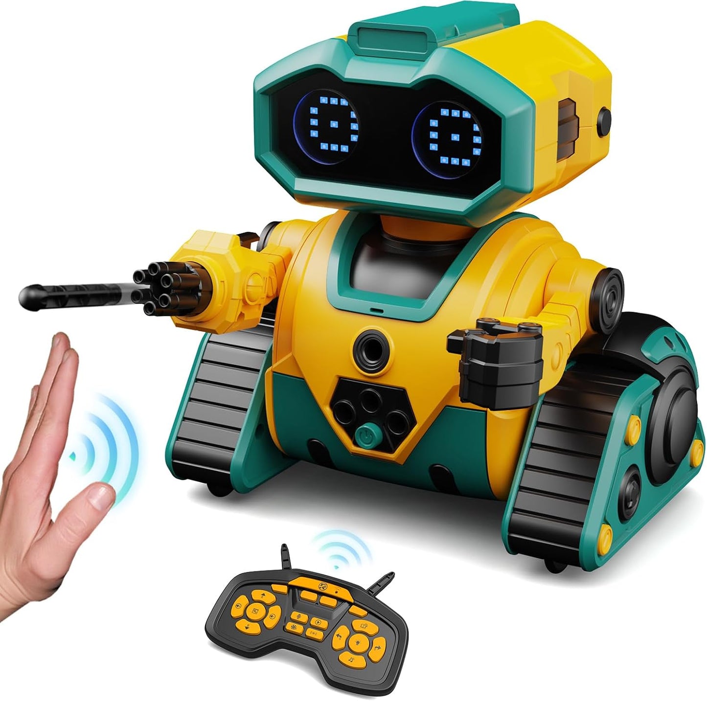 DWIRCTOYS Remote Control Robot: Fun Features for Kids!