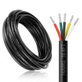 14 Gauge 5 Conductor Electrical Wire 16.4FT - Durable Tinned Copper